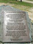 First Settlement Memorial Wall History Plaque