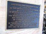 Flora Macartney Plaque : 10-08-2013