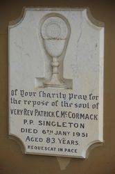 Mc Cormack Plaque : 11-November-2014