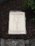 Rose Garden Plaque : October 2013