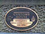 Customs House Plaque : April 2014