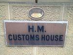 Customs House Plaque 2 : April 2014