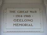 Geelong Peace Memorial : 29-August-2011