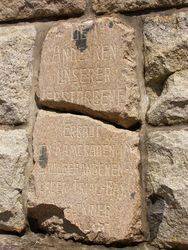 Inscription Plaque : 15-September-2014