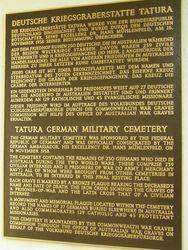 War Cemetery Plaque : 19-October-2014