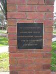 Glenthompson Arch Inscription :October 2013