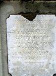 Governor Blackall Memorial Fountain Inscription