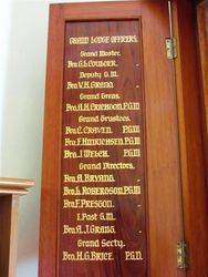 Lodge Officers : 17-December-2014