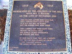 Great War Horses Memorial