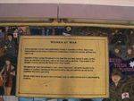 Women at War Plaque / March 2013