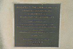 Dedication Plaque: 26-April-2016