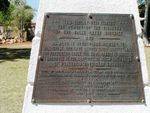 Halls Creek Memorial Plaque