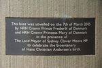 Hans Christian Andersen Inscription