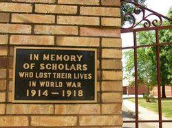 WW1 Inscription : 18-October-2014