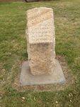 Holy Trinity Memorial Stone : October 2013