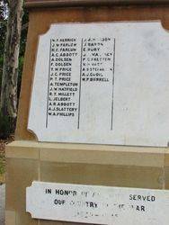 Honour Roll +WW2 Plaque: 11-march-2016