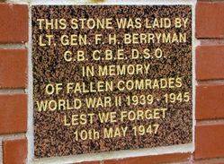 WW2 Plaque:11-March-2016