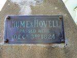 Hume + Hovell
