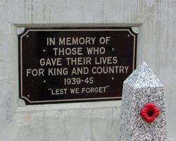 WW2 Plaque : 11-April-2015