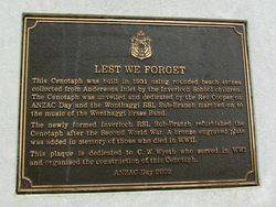 Lest We Forget : 11-April-2015