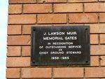 J Lawson Muir Inscription