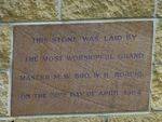 Foundation Plaque : 30-05-2014