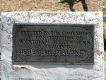 Jeremiah Maloney PLaque