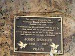 John Denver Plaque