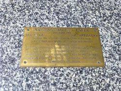 Inscription Plaque : 15-December-2014