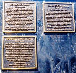 Memorial Plaques 2 : 10-June-2016