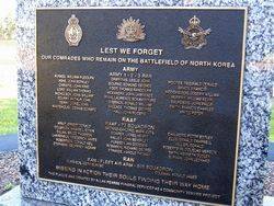 Missing in Action Plaque : 17-September-2014