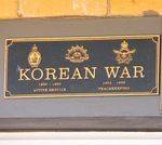 Korean War Plaque : 30-December-2012