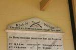 Lambton Post Office Roll of Honour : 02-August-2011