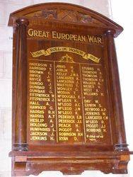 Lancaster Honour Roll : 18-October-2014