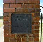 Landsborough & District R.S.L. Memorial Park Gates : 10-March-2012