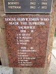 Supreme Sacrifice Plaque / May 2013