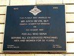Legion Memorial Club Plaque