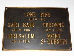 WW1 Battles Plaque : 30-October-2014