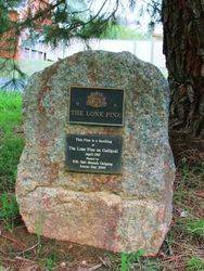 Lone Pine Plaques: 06-January-2016