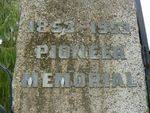 Maldon Pioneer Memorial   Left