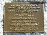 Marulan Clock Plaque : 20-December-2013