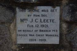 Coogee War Chest Plaque: 19-September-2014