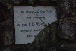 School Cottage Plaque: 19-September-2014