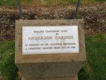 Anderson Plaque : June 2014