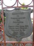 Memorial Gates Inscription : March 2014