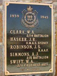 WW2 Plaque: 30-April-2015