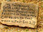 Methodist Church Memorial Wall