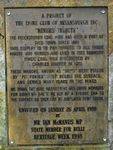 Miners Tribute Plaque