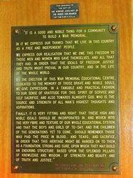 Memorial Plaque: 08-July-2016