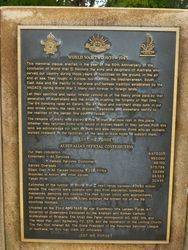 WW2 Plaque : 18-November-2014